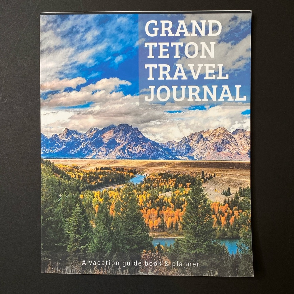 Grand Teton Travel Journal itinerary planner NEW